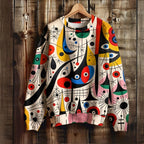 Joan Miró Style Art Printed Sweatshirt