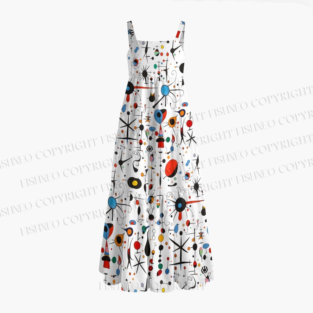 Joan Miró Abstract Painting Maxi Dresses