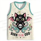 Born To Be ODD Octopus Cat Jersey Tank