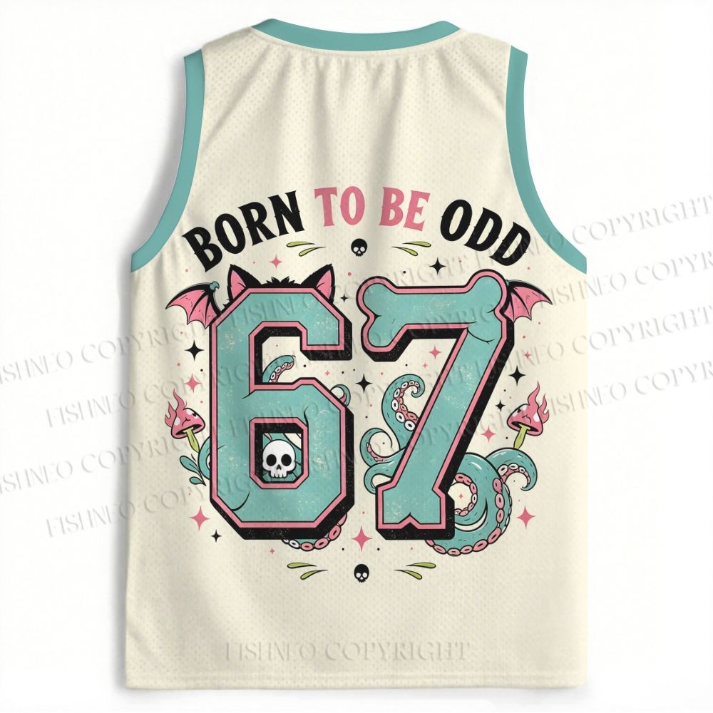 Born To Be ODD Octopus Cat Jersey Tank