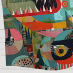 Abstract Art Fish Printed Hawaiian Shirt