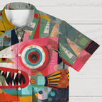 Abstract Art Fish Printed Hawaiian Shirt