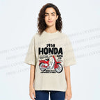 Unisex Honda Super Cub Printed Washed Tee