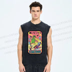 Unisex Dill with It Printed Washed Tank Top