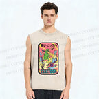 Unisex Dill with It Printed Washed Tank Top