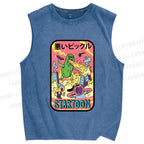 Unisex Dill with It Printed Washed Tank Top