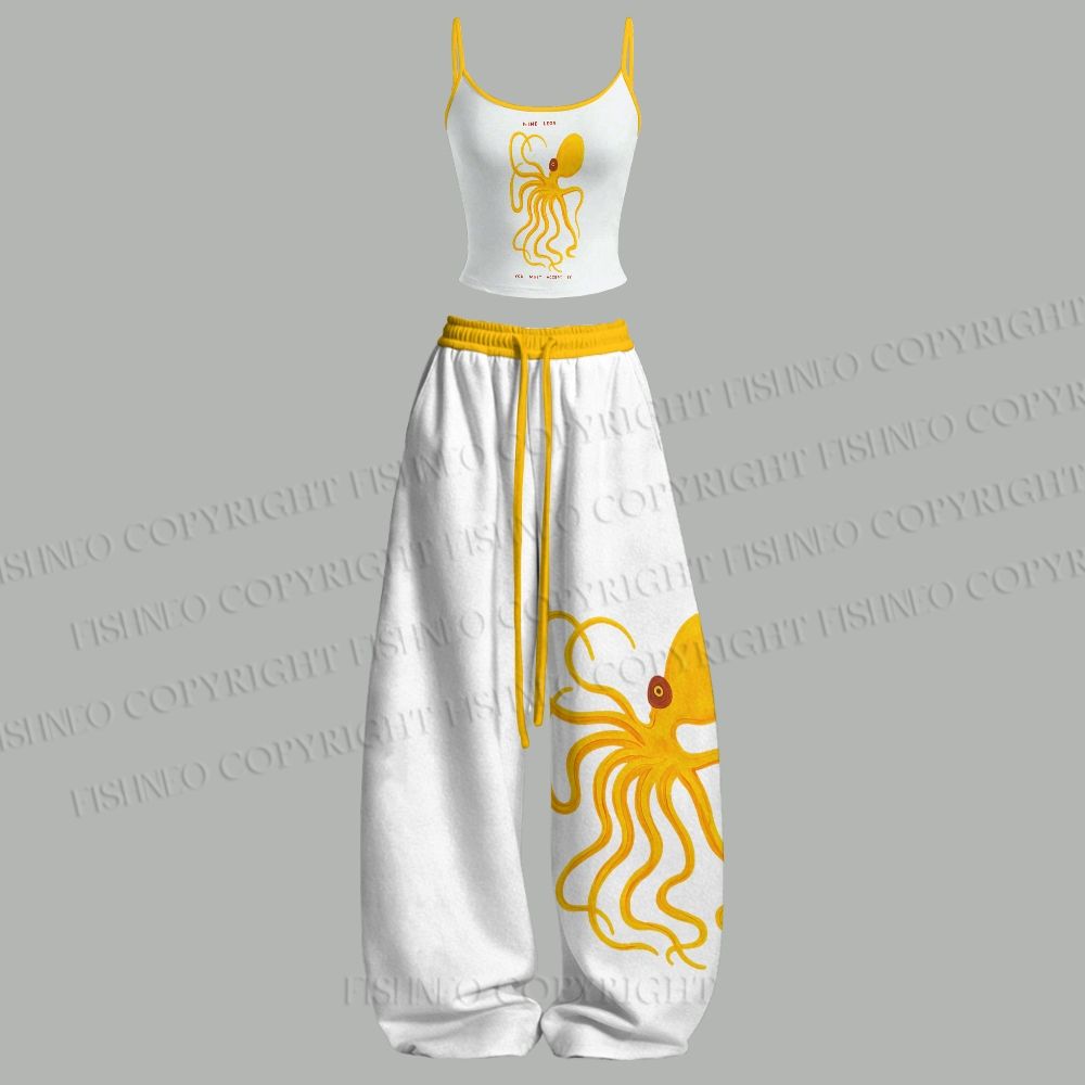 Octopus Top & Elasticated Trousers Two-Piece Set