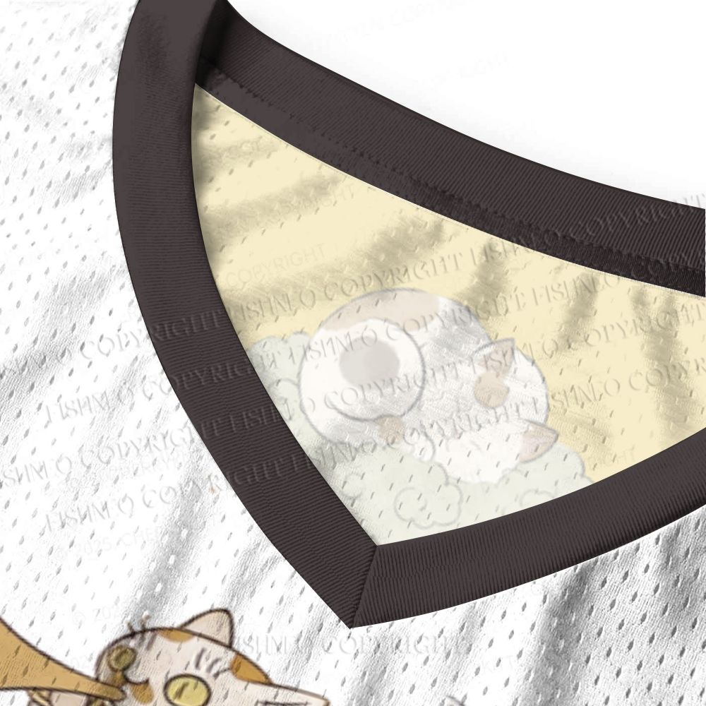 Ayako Ishiguro Japanese Cat Art Jersey Tank