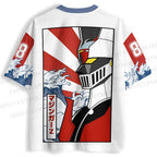 Mazinger Z Japanese Ukiyo-e Wave Jersey Shirts