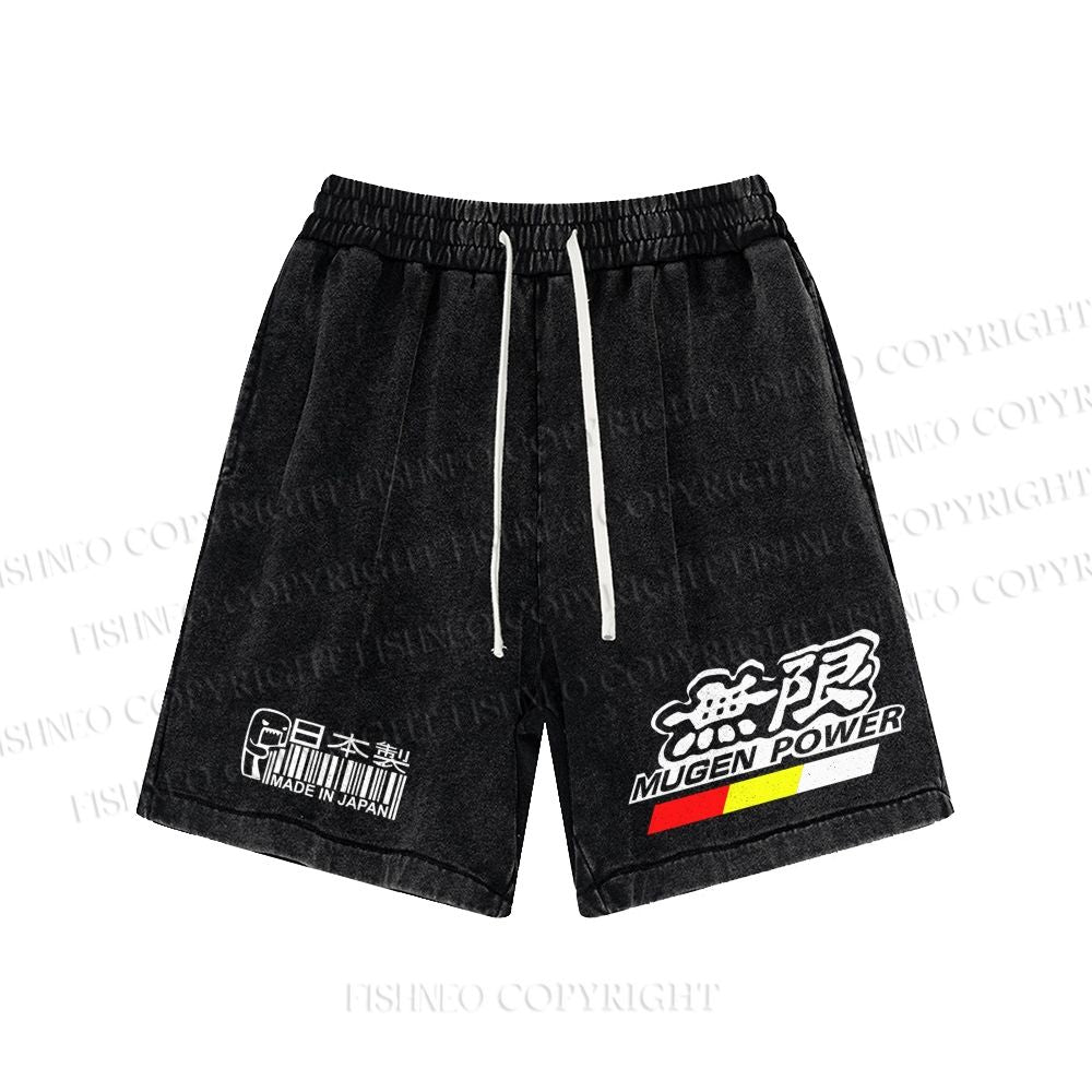 Unisex Mugen Power Washed Shorts