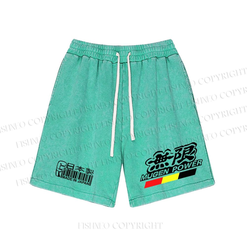 Unisex Mugen Power Washed Shorts