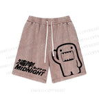 Unisex JDM Logo Printed Washed Shorts