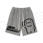 Unisex JDM Logo Printed Washed Shorts