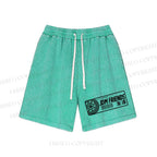 Unisex JDM Friends Washed Shorts