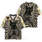 Geo Black Cat Jersey Shirts
