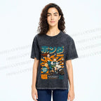 Unisex Honda Beat Printed Washed Tee