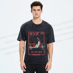 Unisex C70 Honda Super Cub Printed Washed Tee
