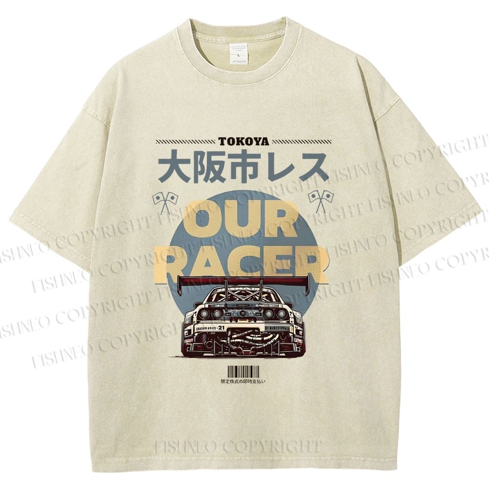 Unisex Osaka Racer Street Legends Printed Washed Tee