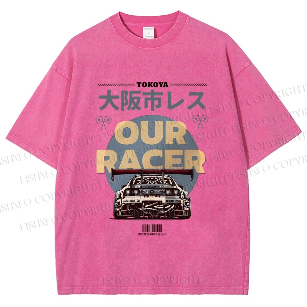 Unisex Osaka Racer Street Legends Printed Washed Tee