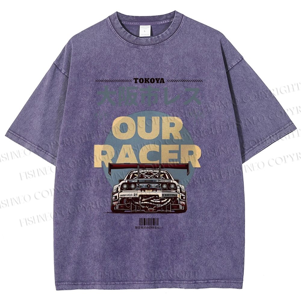 Unisex Osaka Racer Street Legends Printed Washed Tee