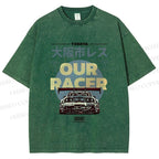 Unisex Osaka Racer Street Legends Printed Washed Tee