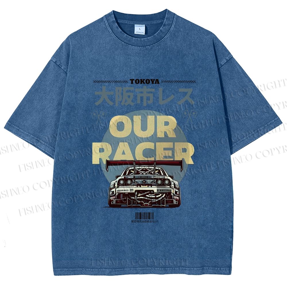 Unisex Osaka Racer Street Legends Printed Washed Tee
