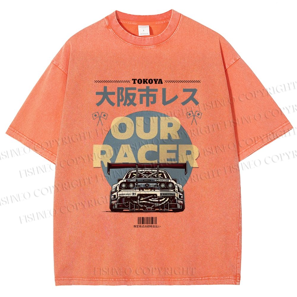 Unisex Osaka Racer Street Legends Printed Washed Tee