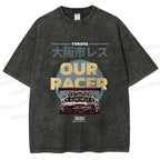 Unisex Osaka Racer Street Legends Printed Washed Tee