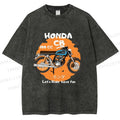 Unisex Honda CB100 Printed Washed Tee