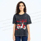 Unisex Honda Super Cub C70 Printed Washed Tee