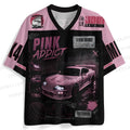 Pink Toyota Supra Jersey Shirts