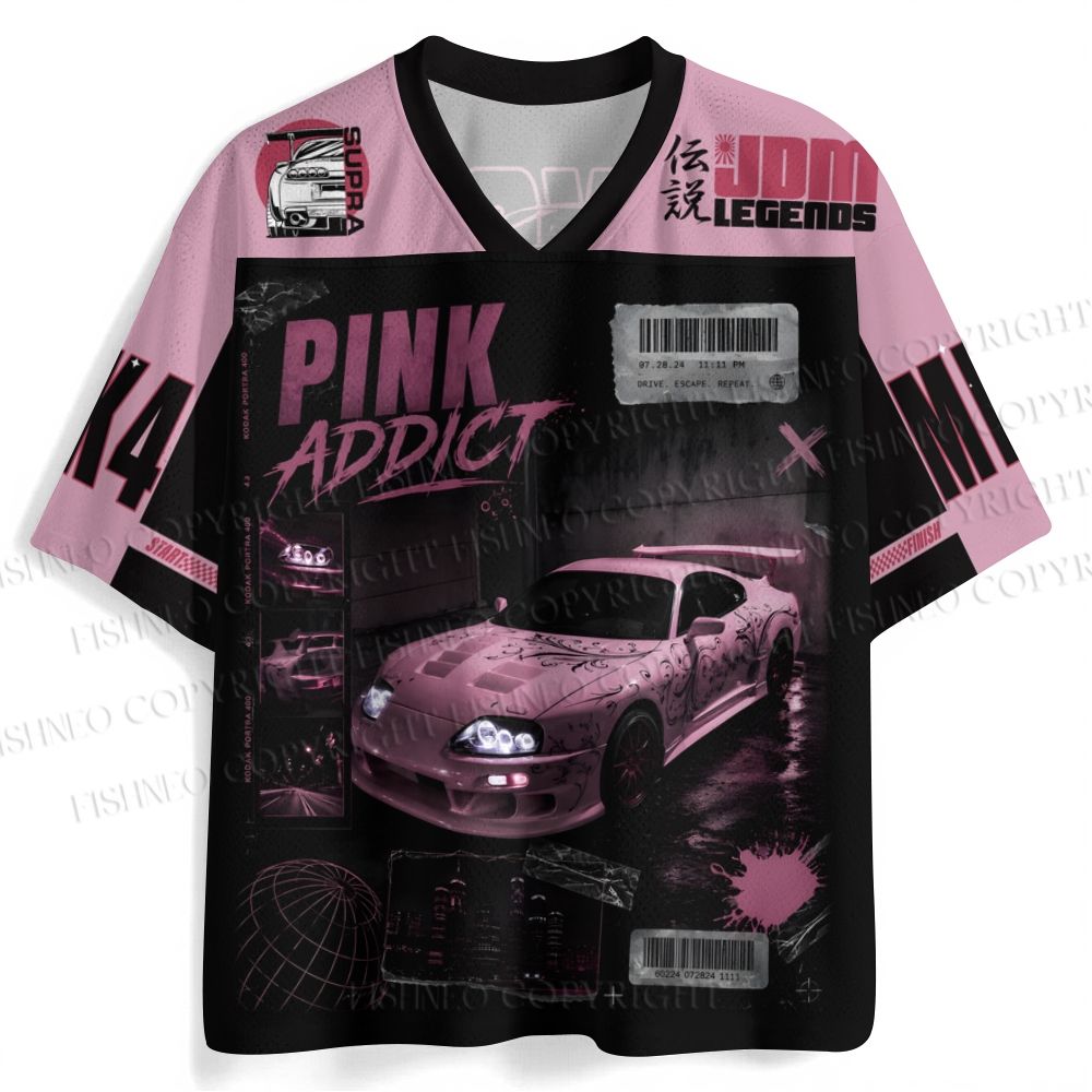 Pink Toyota Supra Jersey Shirts