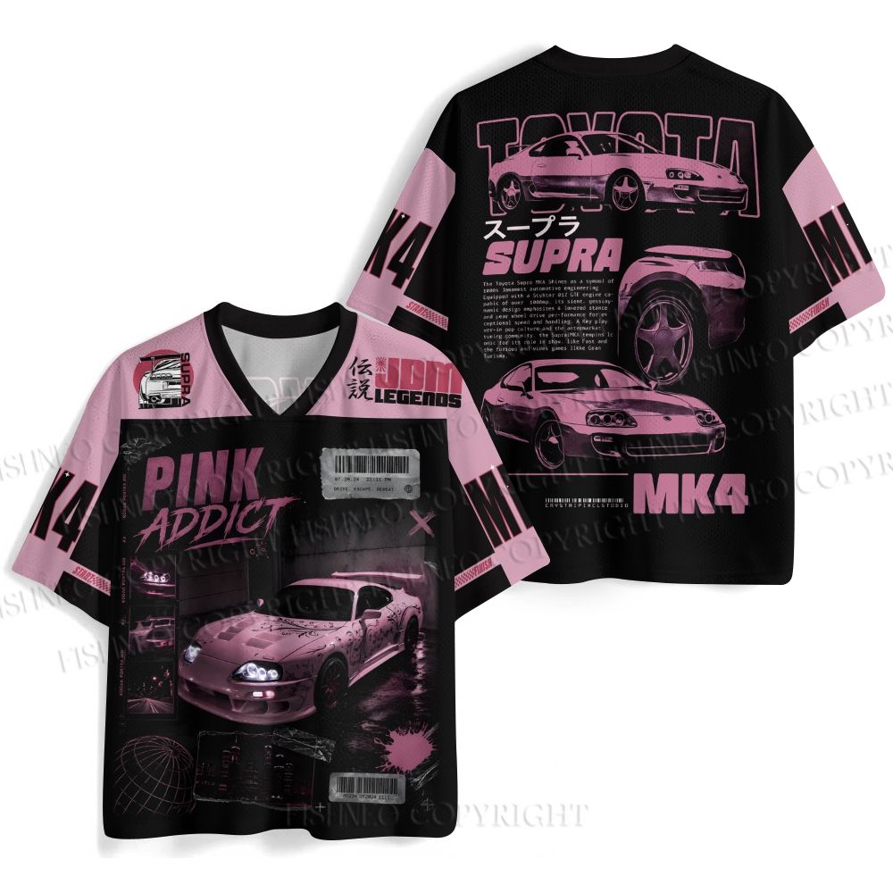 Pink Toyota Supra Jersey Shirts