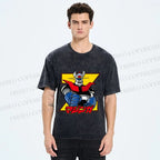 Unisex Mazinger Grendizer Printed Washed Tee