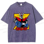 Unisex Mazinger Grendizer Printed Washed Tee