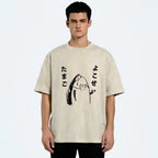 Fish Vintage Wash Japanese Design T-Shirt