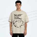 Cat Can't Breathe Vintage Washed T-shirt