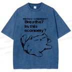 Cat Can't Breathe Vintage Washed T-shirt