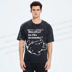 Cat Can't Breathe Vintage Washed T-shirt
