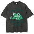 Life Update Harts Frog Vintage Washed T-shirt