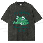 Life Update Harts Frog Vintage Washed T-shirt