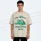 Life Update Harts Frog Vintage Washed T-shirt