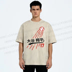 Shohei Ohtani Baseball Vintage Wash Japanese Design T-Shirt