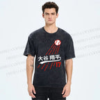 Shohei Ohtani Baseball Vintage Wash Japanese Design T-Shirt