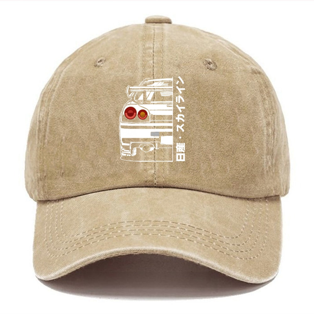 Nissan Skyline GTR R34 Washed Cap
