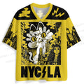 Giant Cat Monster in City Jersey Shirts