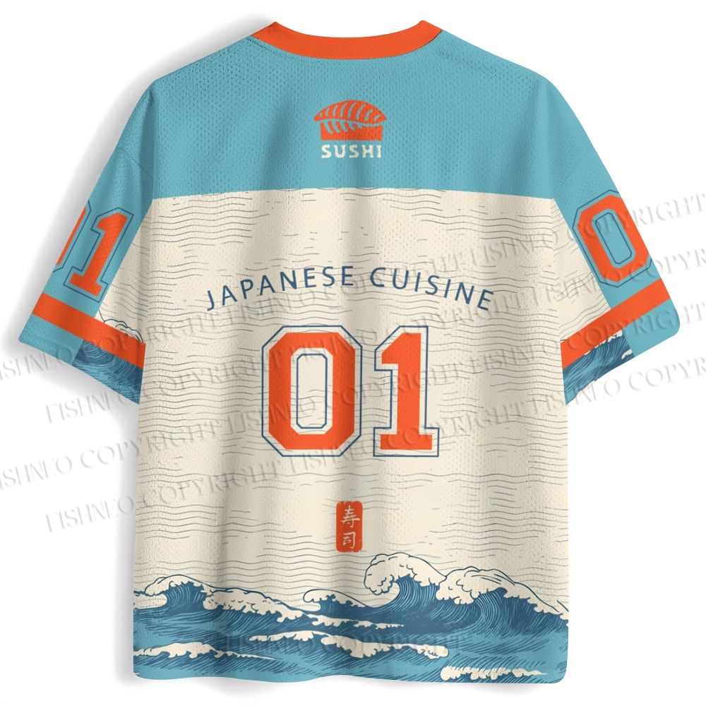 Japanese Cuisine Sushi Jersey Shirts