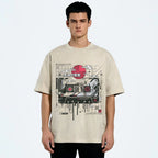 Retro Cassette Vintage Washed T-shirt