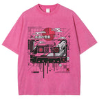 Retro Cassette Vintage Washed T-shirt