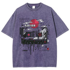 Retro Cassette Vintage Washed T-shirt